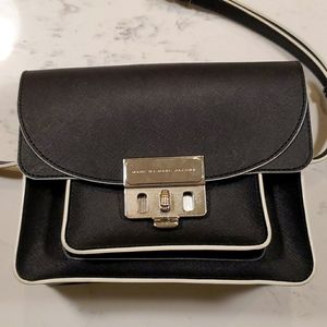Marc by Marc Jacobs Lip Lock Black Crossbody Bag